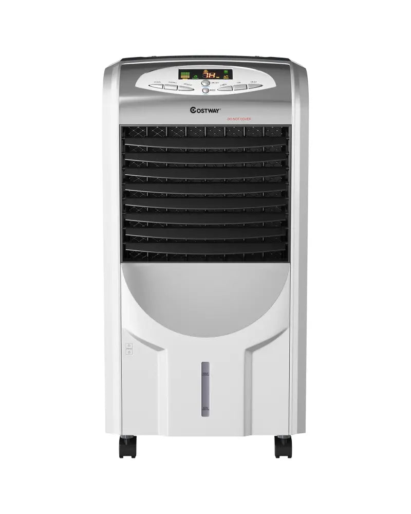 Portable Air Cooler Fan with Heater and Humidifier Function - Gray - Air Coolers