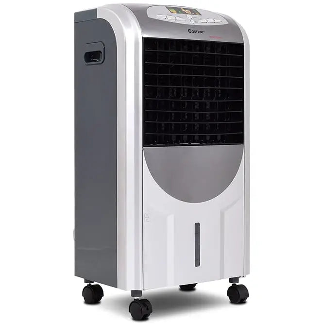 Portable Air Cooler Fan with Heater and Humidifier Function - Gray - Air Coolers