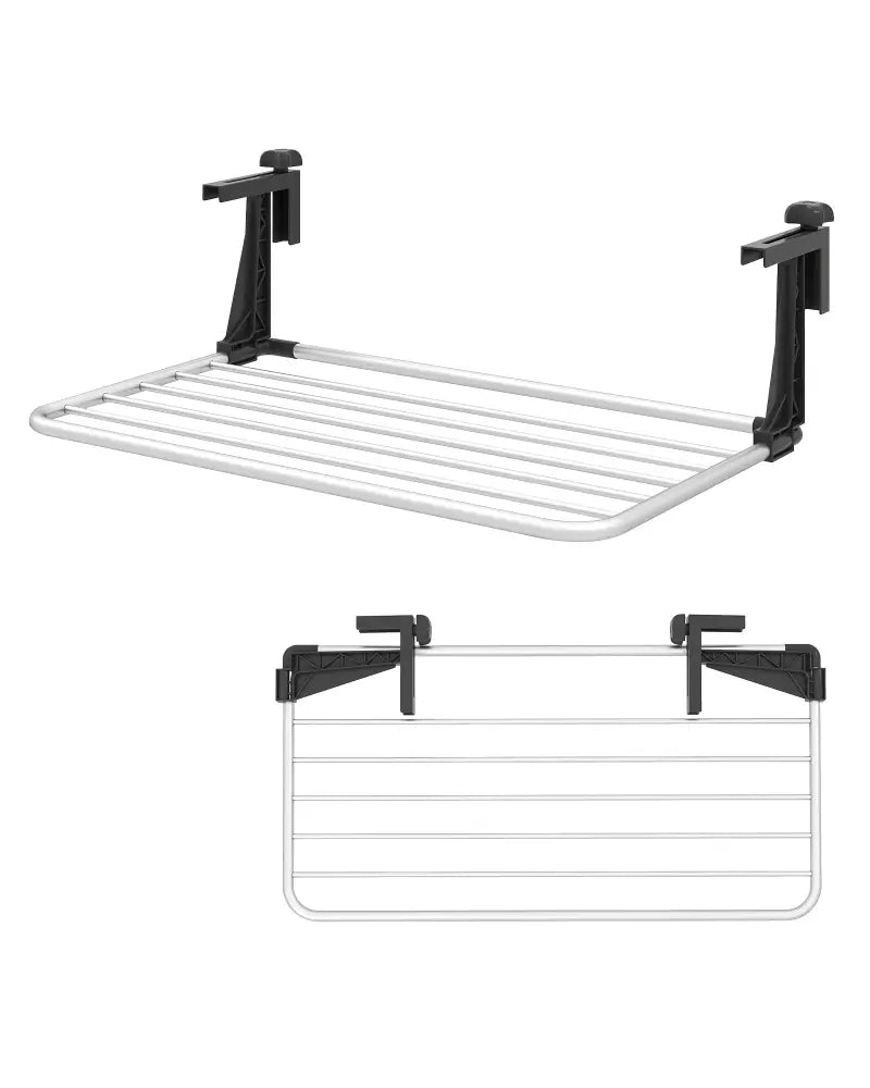 Portable Aluminum Clothes and Towel Drying Rack - Drying Racks