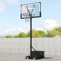 Portable Basketball Hoop Outdoor Basketball Goal System Adjustable for Kids Teens Adults - Sport Equipments