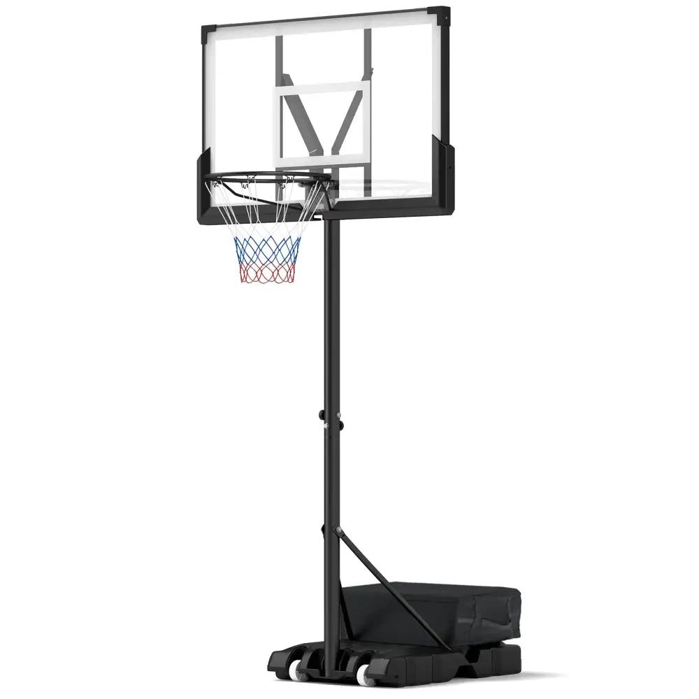 Portable Basketball Hoop Outdoor Basketball Goal System Adjustable for Kids Teens Adults - Sport Equipments