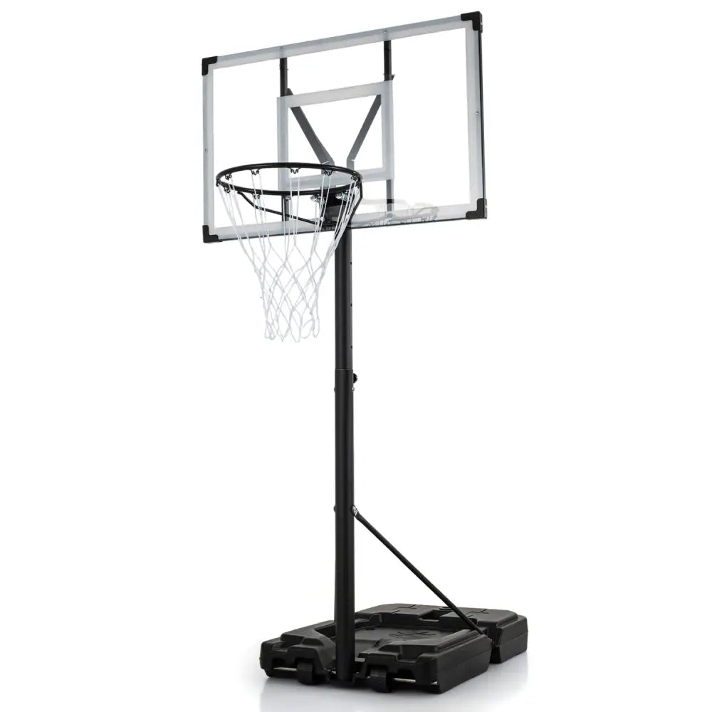 Portable Basketball Hoop with 4.43-10 Ft Adjustable Height - Sport Equipments