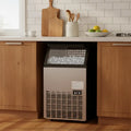 Portable Built-In Stainless Steel Commercial Ice Maker - Black - Ice Makers