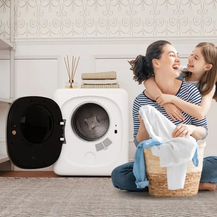Portable Clothes Dryer Compact Drying Machine 800W Electric Laundry Dryer Costway