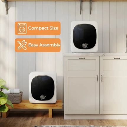 Portable Clothes Dryer Compact Drying Machine with Stainless Steel Tub Costway