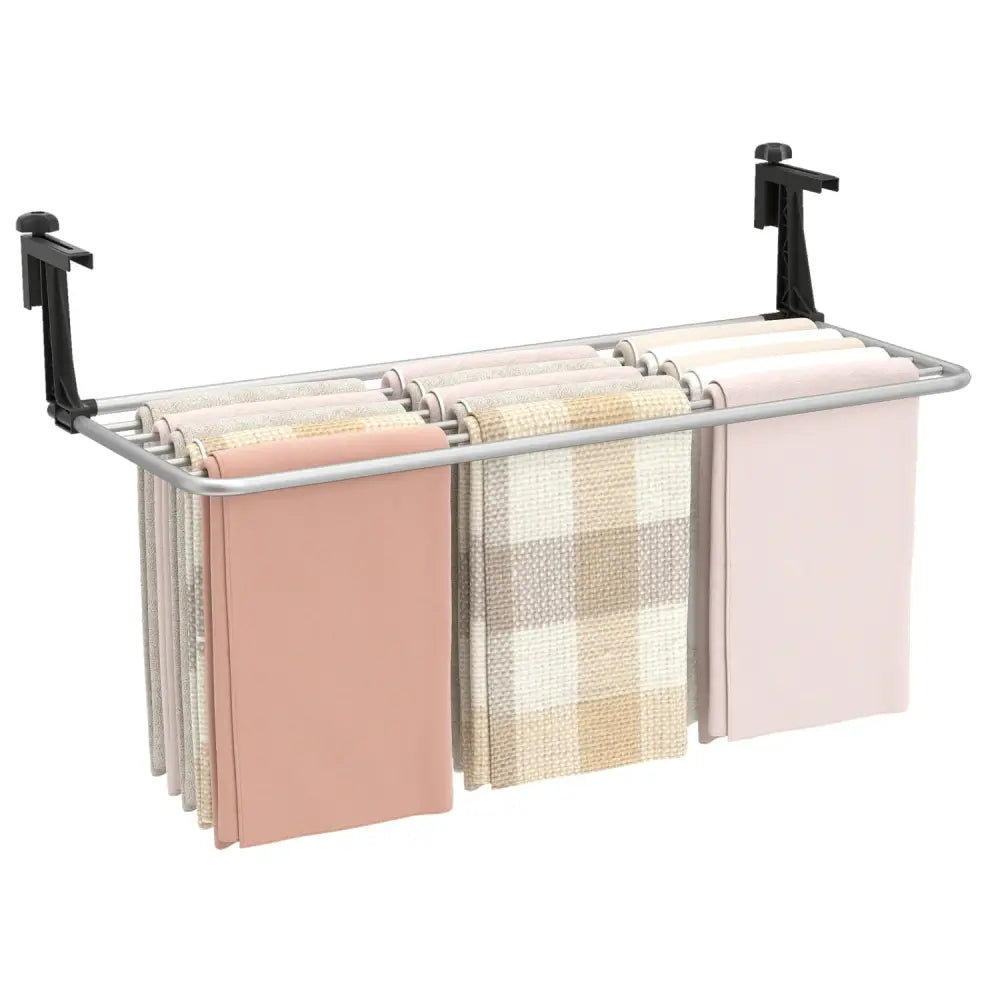 Portable Clothes Drying Rack Extendable Radiator Clothes Airer with Robust Aluminum Frame - Drying Racks