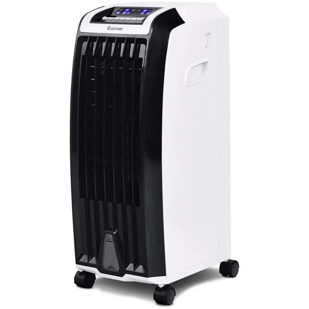 Portable Evaporative Air Cooler with 3 Wind Modes and Timer for Home Office Costway