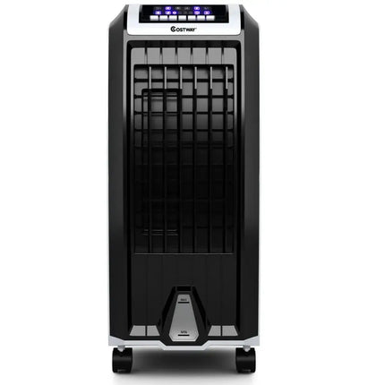 Portable Evaporative Air Cooler with 3 Wind Modes and Timer for Home Office Costway