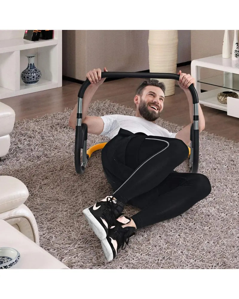 Portable Exercise Ab Fitness Crunch for Home Gym - Black - Exercise Machines