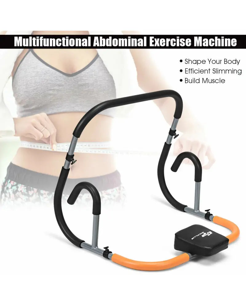 Portable Exercise Ab Fitness Crunch for Home Gym - Black - Exercise Machines