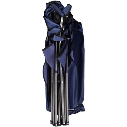 Portable Folding Beach Canopy Chair with Cup Holders-Blue - Blue - Camping Furniture