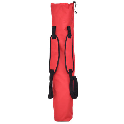 Portable Folding Steel Frame Hammock with Bag-Red - Red - Hammocks
