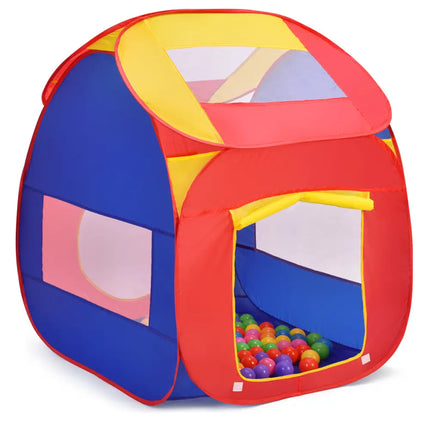 Portable Kid Play House Toy Tent with 100 Balls - Multicolor - Play Tents & Playhouse