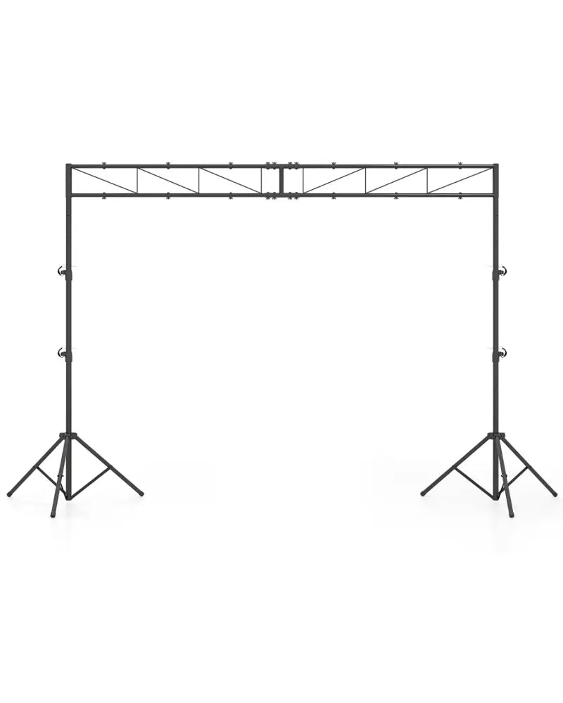 Portable Lighting Truss System Height Adjustable DJ Light Stand with 2 Folding Tripods - Outdoor Decor