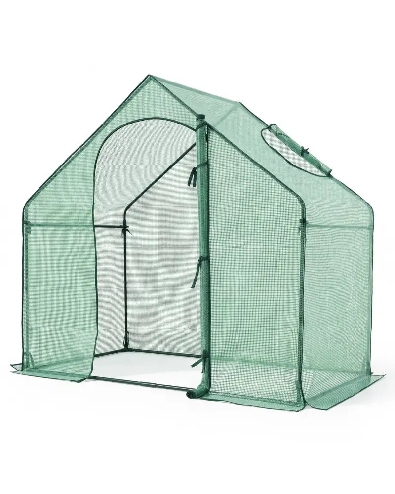 Portable Outdoor Warm House with PE Cover and Roll-up Zippered Door - Greenhouses