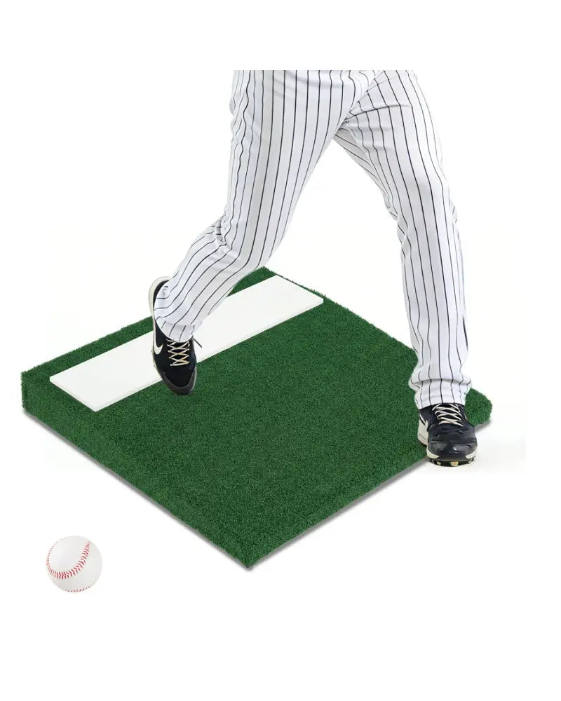 Portable Pitching Mound with Baseball Pitching EVA Carry Handle - Golf