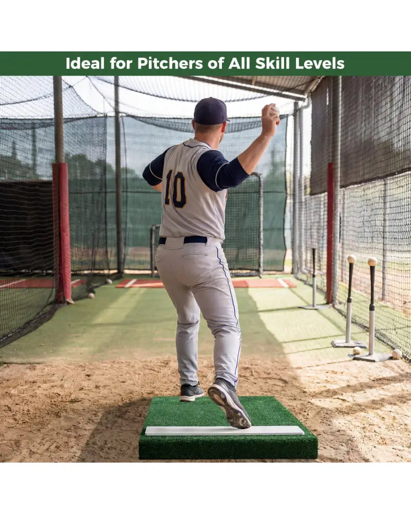 Portable Pitching Mound with Baseball Pitching EVA Carry Handle - Golf