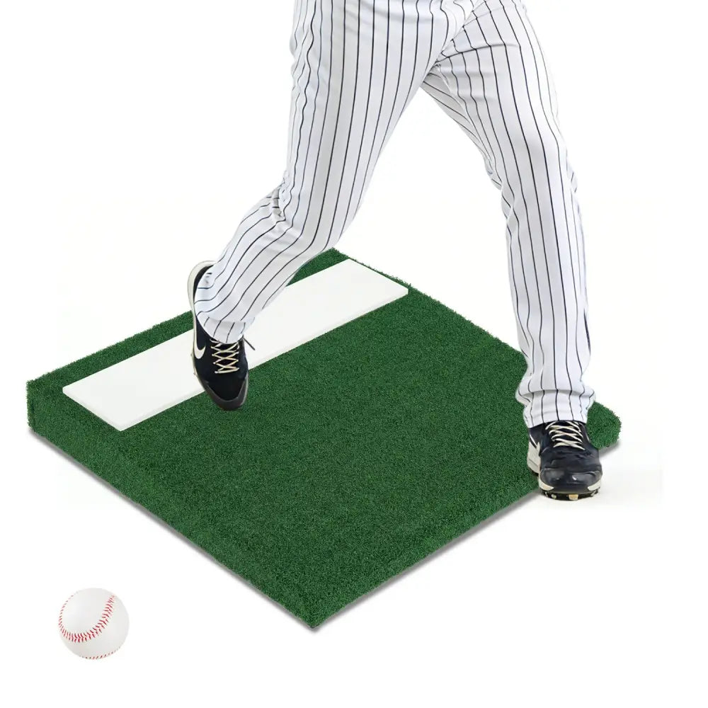 Portable Pitching Mound with Baseball Pitching EVA Carry Handle - Golf