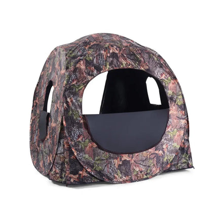 Portable Pop up Ground Camo Blind Hunting Enclosure - Tents