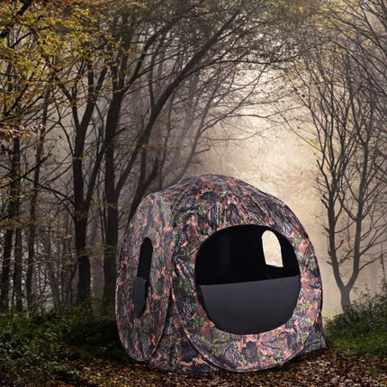 Portable Pop up Ground Camo Blind Hunting Enclosure - Tents