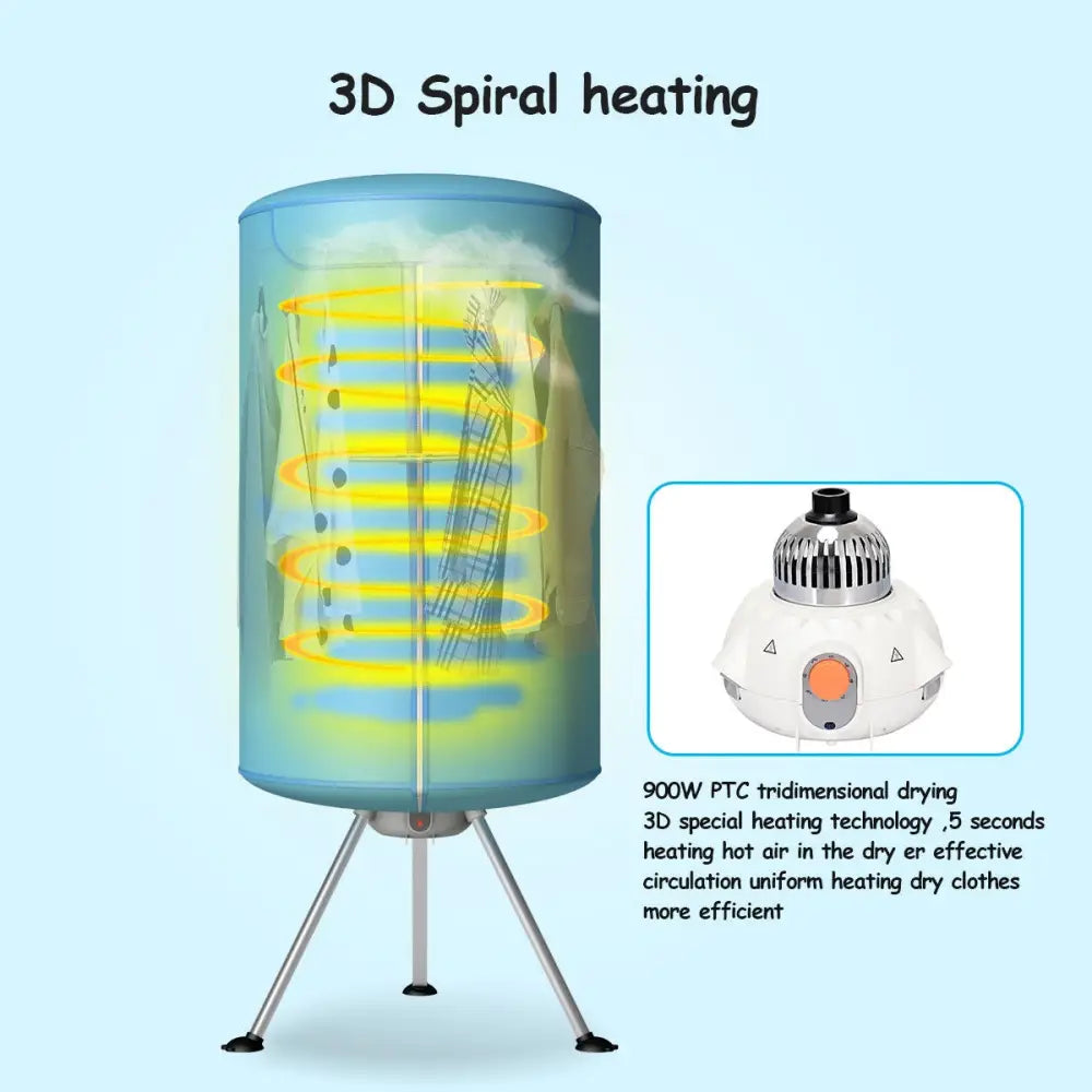 Portable Ventless Laundry Clothes Dryer - Dryers