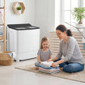 Portable Washing Machine 18 lbs Mini Laundry Machine with 11 LBS Washer-Grey - Gray - Washing Machines