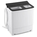 Portable Washing Machine 18 lbs Mini Laundry Machine with 11 LBS Washer-Grey - Gray - Washing Machines
