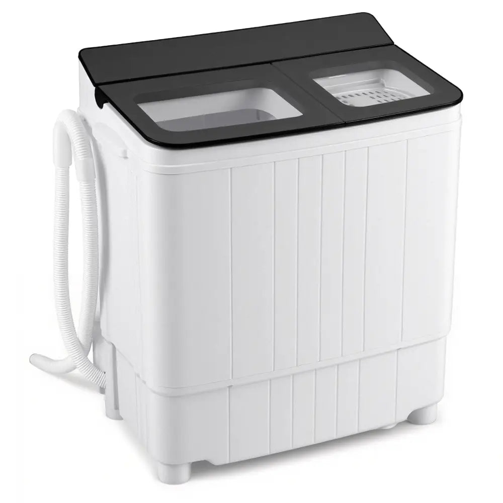 Portable Washing Machine 18 lbs Mini Laundry Machine with 11 LBS Washer-Grey - Gray - Washing Machines