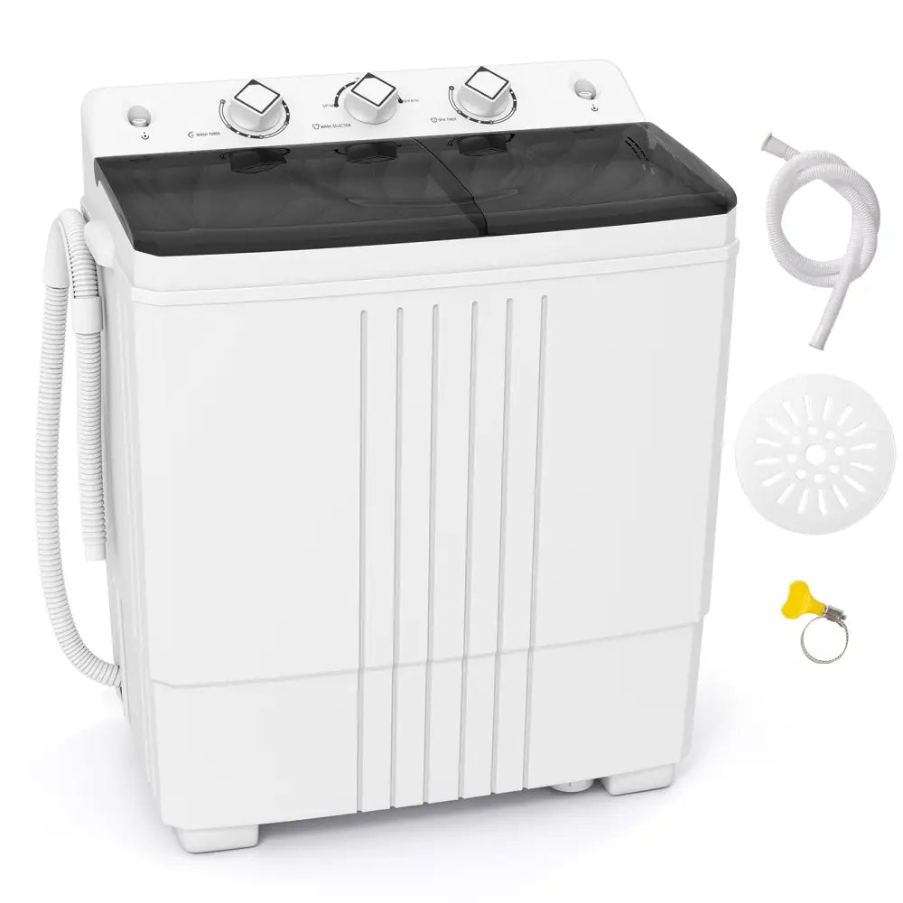 Portable Washing Machine for Dorms and Apartment-Black - Black - Washing Machines