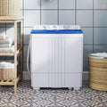Portable Washing Machine for Dorms and Apartment-Blue Costway