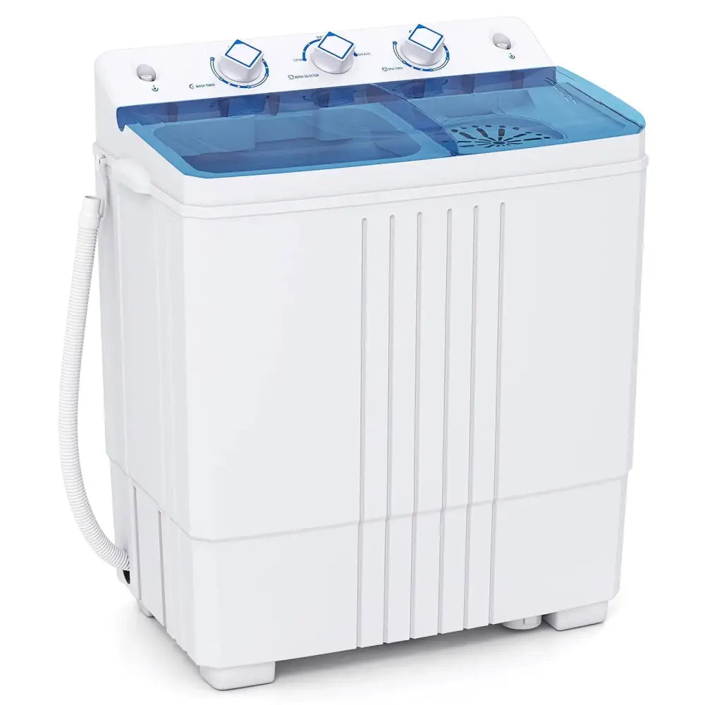 Portable Washing Machine for Dorms and Apartment-Blue Costway
