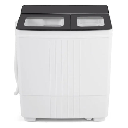 Portable Washing Machine with 12 LBS Washer and 8 LBS Spinner Combo for Apartments-Gray - Gray - Washing Machines