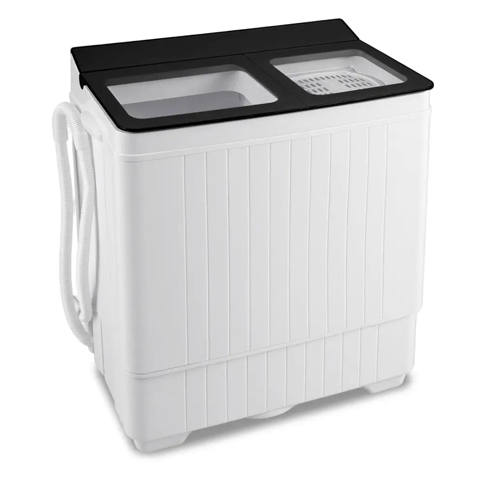 Portable Washing Machine with 18 LBS Washer and 8 LBS Spinner Combo-Black - Black - Washing Machines