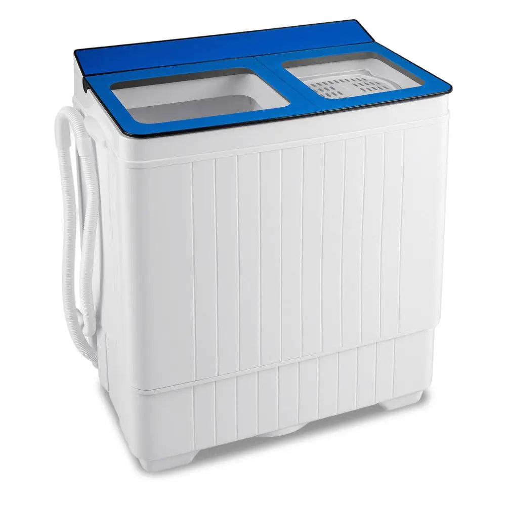 Portable Washing Machine with 18 LBS Washer and 8 LBS Spinner Combo-Blue - Blue - Washing Machines