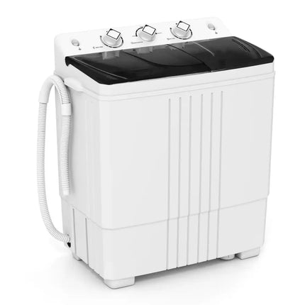 Portable Washing Machine with Built-in Drain Pump-Black Costway