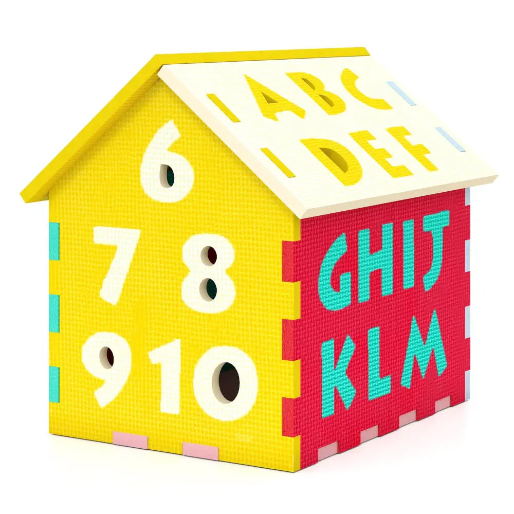 Puzzle Floor Mats with Interlocking Alphabet and Number for Kids - Baby Gyms & Playmats