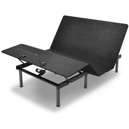Queen Size Adjustable Bed Base Frame with Wireless Remote Control - Black - Simple Bed Frame