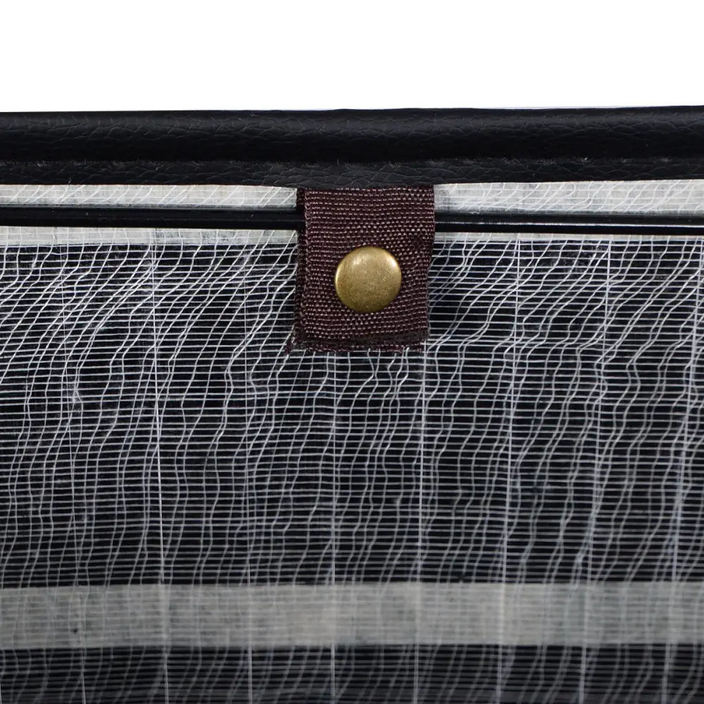 Rectangle Bamboo Hamper Laundry Basket Washing Cloth Bin Storage Bag Lid 3 color-Black - Black - Laundry Baskets