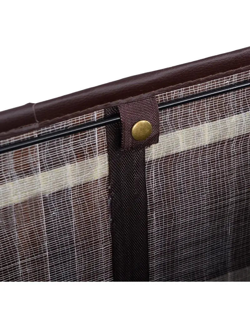 Rectangle Bamboo Hamper Laundry Basket Washing Cloth Bin Storage Bag Lid-Brown - Brown - Laundry Baskets