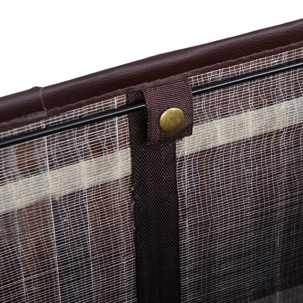 Rectangle Bamboo Hamper Laundry Basket Washing Cloth Bin Storage Bag Lid-Brown - Brown - Laundry Baskets