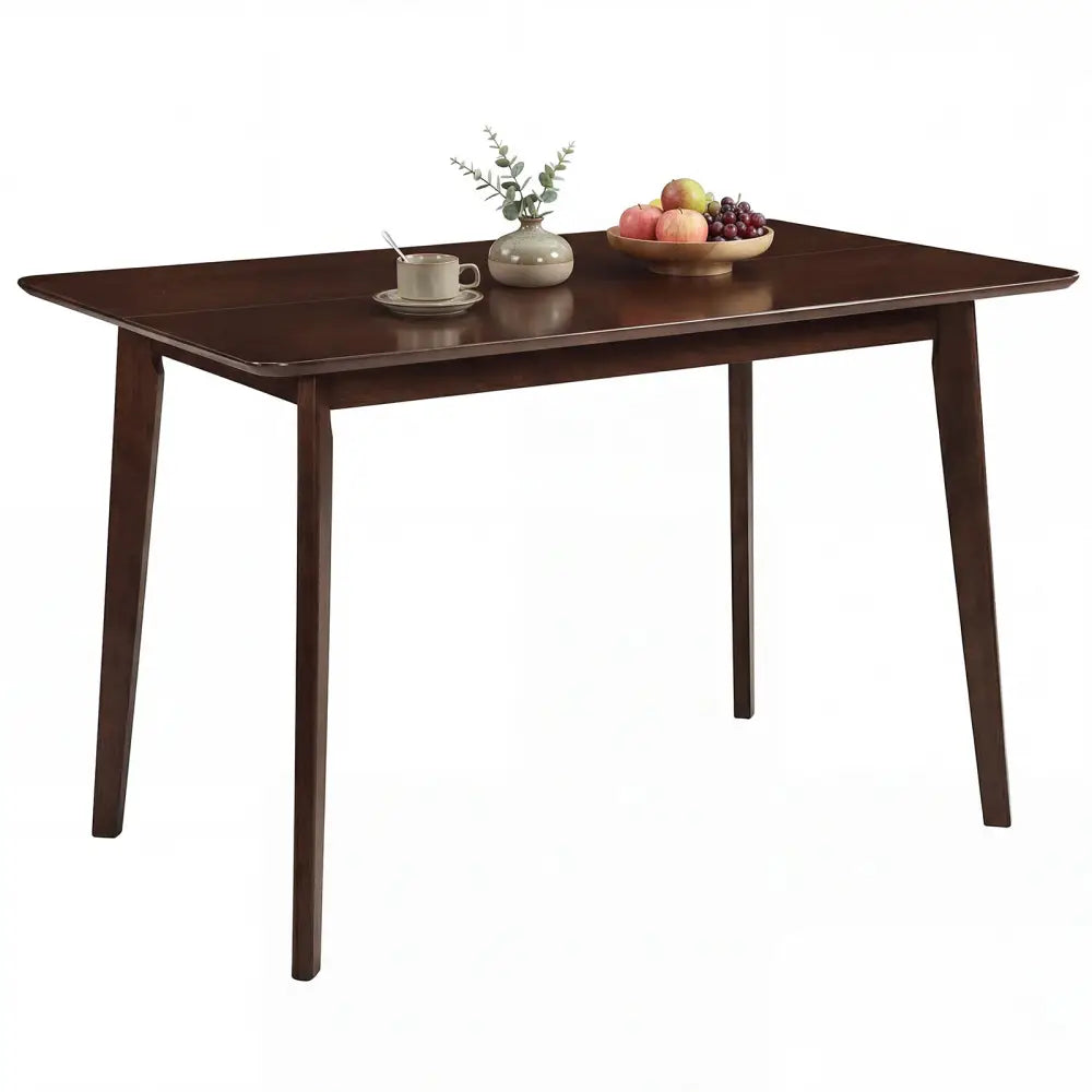 Rectangle Dining Table for 4-6 People 47’’ Kitchen Table-Walnut - Walnut - Dining Tables