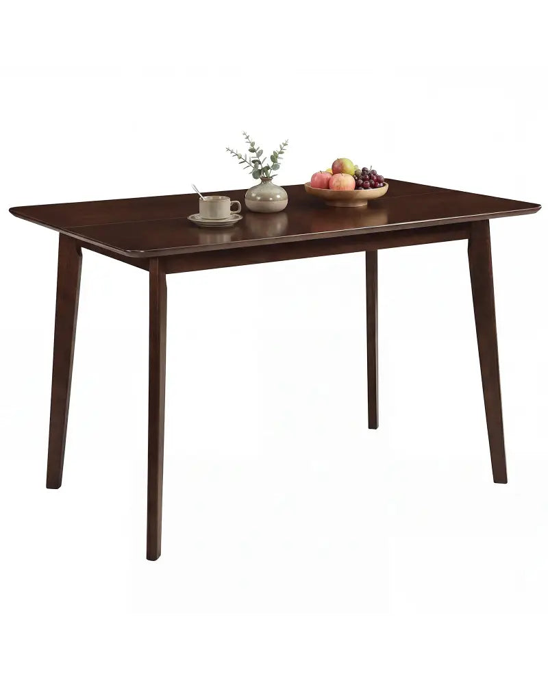 Rectangle Dining Table for 4-6 People 47’’ Kitchen Table-Walnut - Walnut - Dining Tables