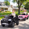 Ride on Car 24V 4WD Licensed LEXUS GX550 Electric Vehicle with Remote for Boys Girls Aged 3+-Black - Black - Powered