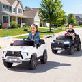 Ride on Car 24V 4WD Licensed LEXUS GX550 Electric Vehicle with Remote for Boys Girls Aged 3+-White - White - Powered