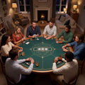 Round Poker Mat for Texas Hold’em 55 inch Portable Foldable Anti-Slip Rubber Base Table Layout-Green - Green - Game Room