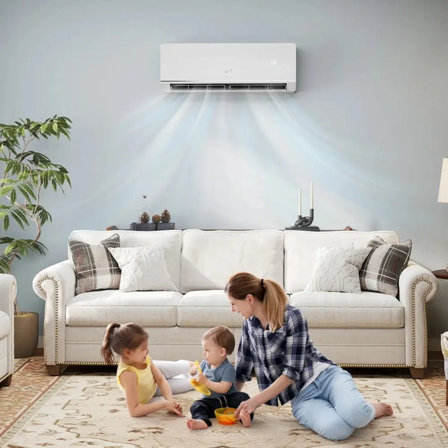 SEERXtreme Series ENERGY STAR Certified 12000 BTU 24 SEER2 208-230V Mini Split Heat Pump Heating at -25â„ƒ Costway