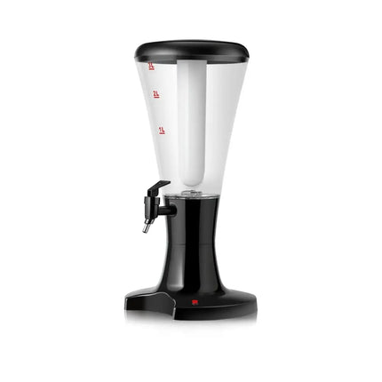 Set of 2 3L Draft Beer Tower Dispenser with LED Lights Costway