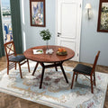 Set of 2 Folding Dining Chairs with 400 LBS Capacity-Brown - Brown - Dining Chairs
