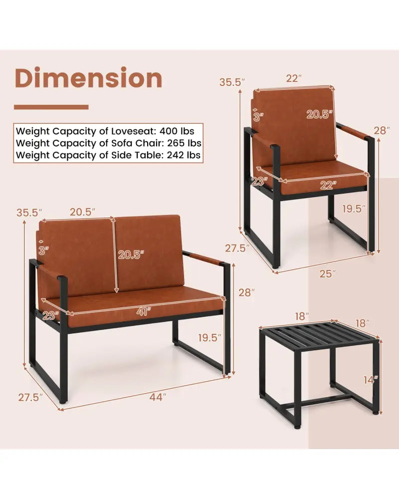 Set of 2 Metal End Tables with Slatted Tabletop-Black - Black - End & Side Tables