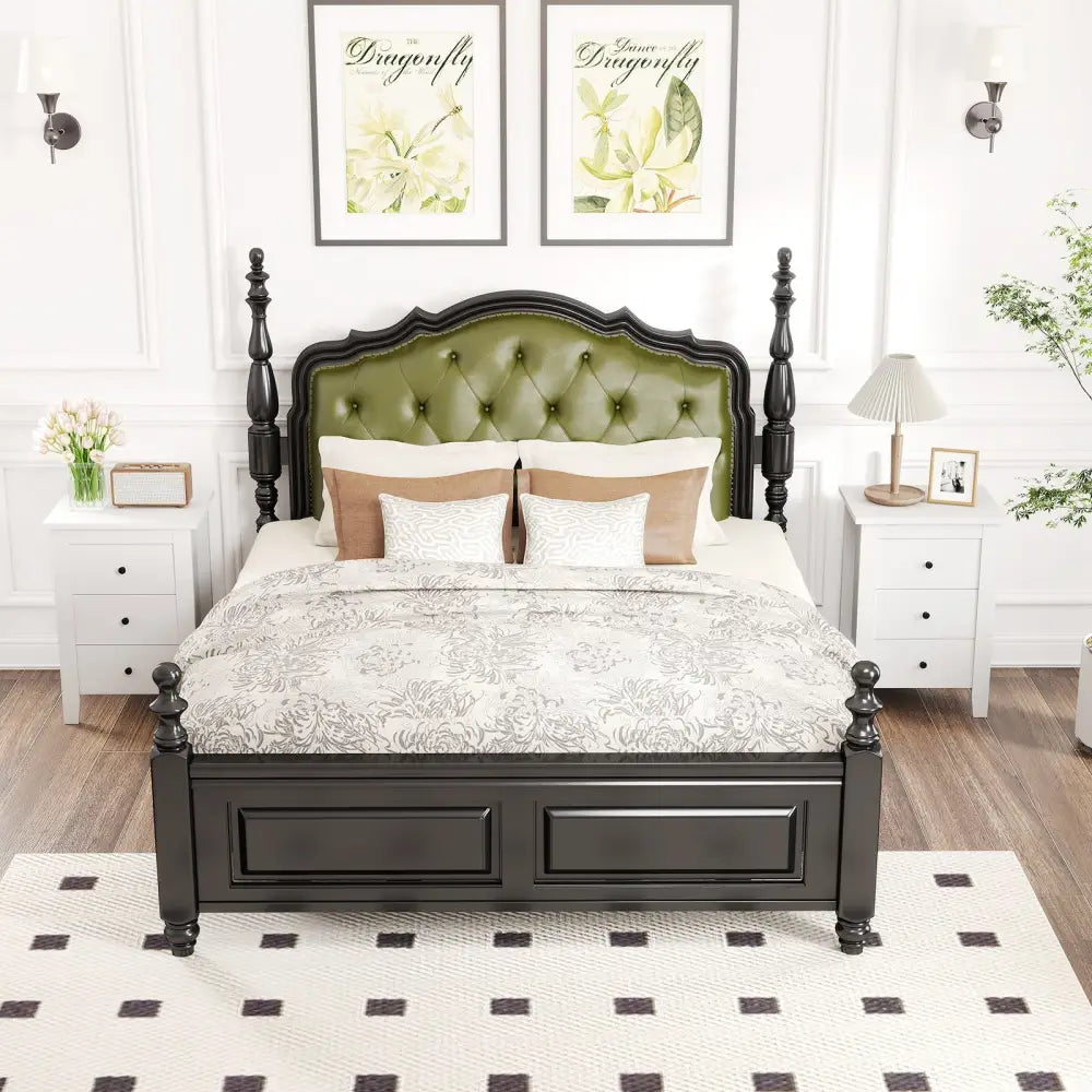 Set of 2 Nightstand End Beside Table Drawers-White Costway